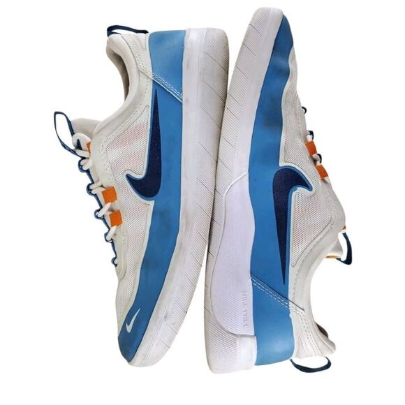 Nike SB Shoes Nyjah Free 2 Huston Dutch Navy Sunset Orange Mens 8.5 BV2078-402 - Picture 8 of 14